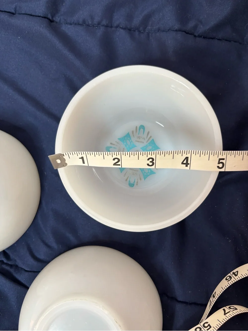 vintage ROYAL (USA) Blue Heaven 3 soup/cereal bowls oven-to-table discontinued